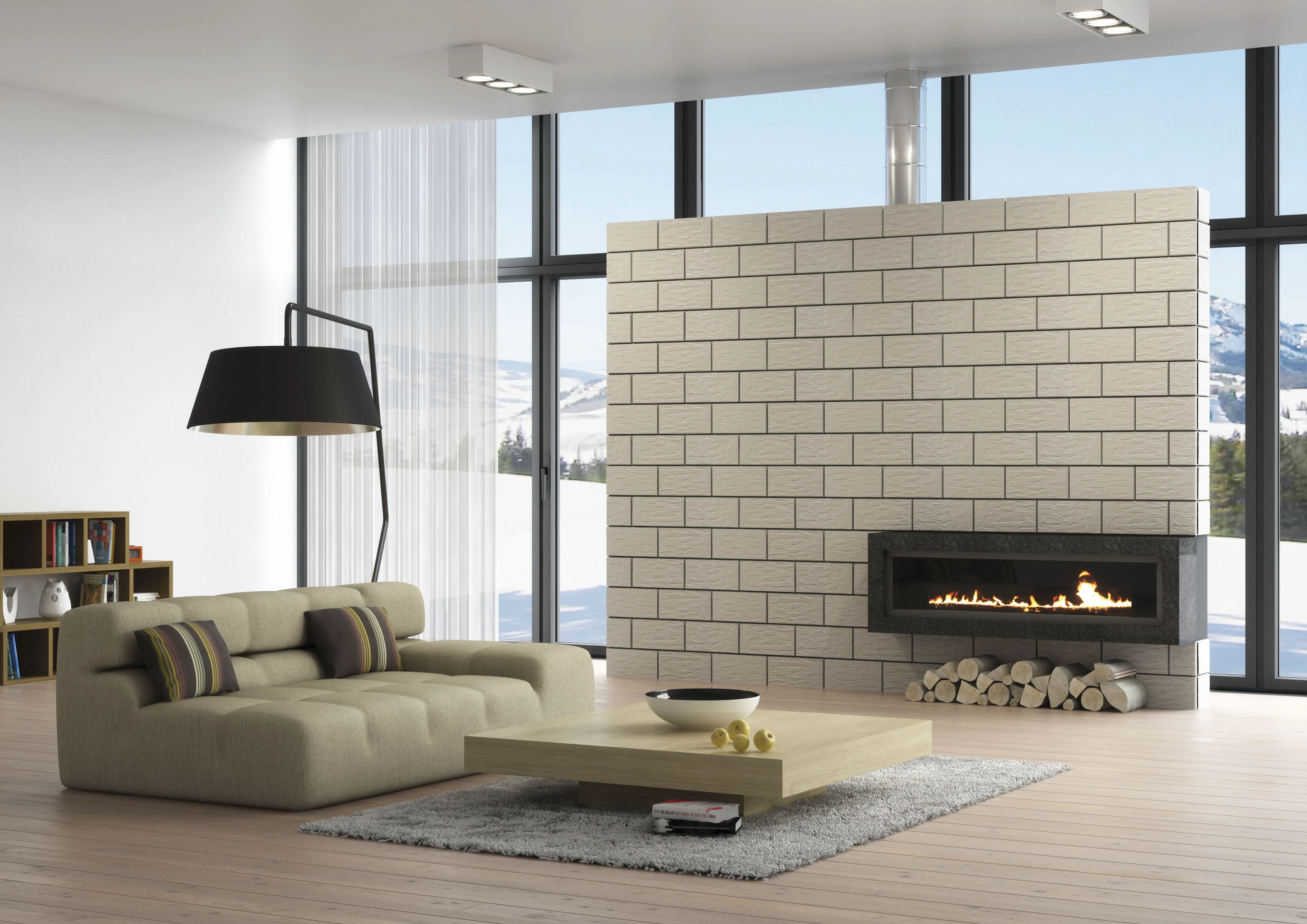 Плитка фасадная CER 9 Cream 148x300x9 Cerrad Плитка фасадная CER 9 Cream 148x300x9 Cerrad