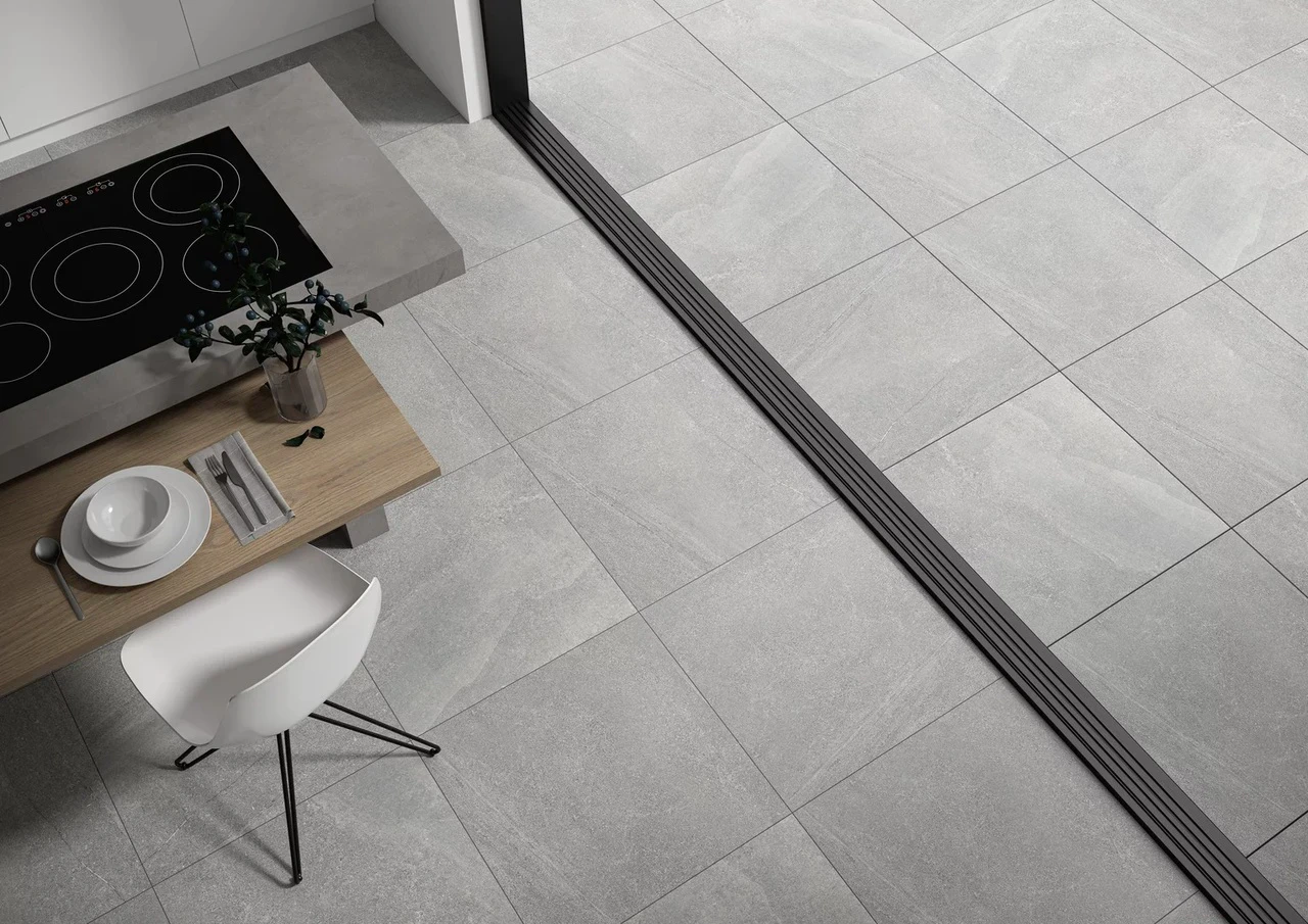 Плитка керамогранітна Natural Rocks Silver SZKL RECT STR MAT 595x595x20 Paradyz Плитка керамогранітна Natural Rocks Silver SZKL RECT STR MAT 595x595x20 Paradyz