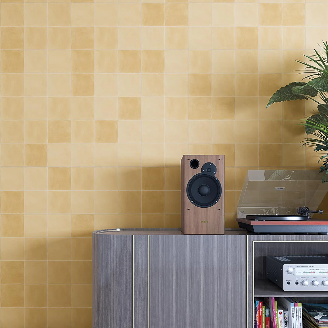 Плитка керамогранитная Pop Tile Sixties-R Ocre RECT 150x150x8 Vives Плитка керамогранитная Pop Tile Sixties-R Ocre RECT 150x150x8 Vives