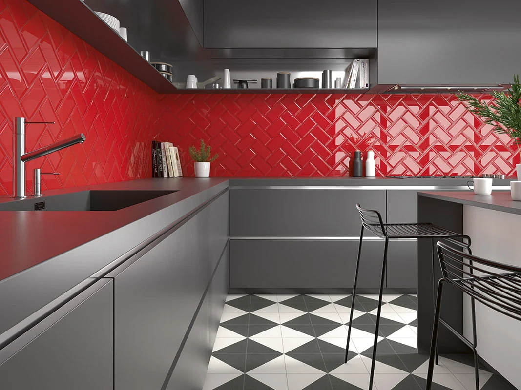 Плитка стінова Bissel Rojo 100x200 Mainzu Плитка стінова Bissel Rojo 100x200 Mainzu