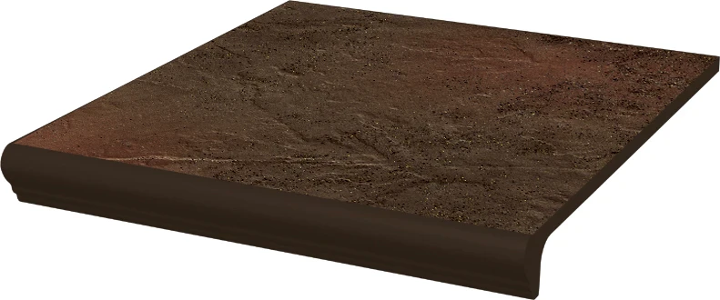 Сходинка з капіносом пряма 6057 Semir Brown 300x330x11 Paradyz