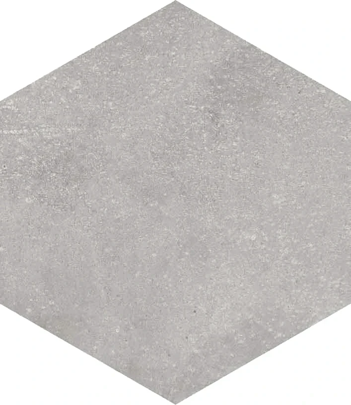Плитка керамогранітна Hexagono Rift Cemento 230х266x9 Vives