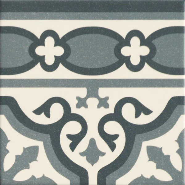 Плитка керамогранітна Cenefa Florentine Blue 200x200x9 Mainzu