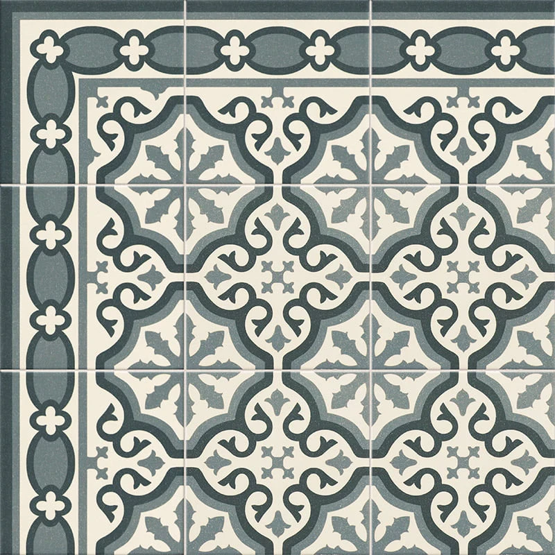 Плитка керамогранітна Cenefa Florentine Blue 200x200x9 Mainzu Плитка керамогранітна Cenefa Florentine Blue 200x200x9 Mainzu