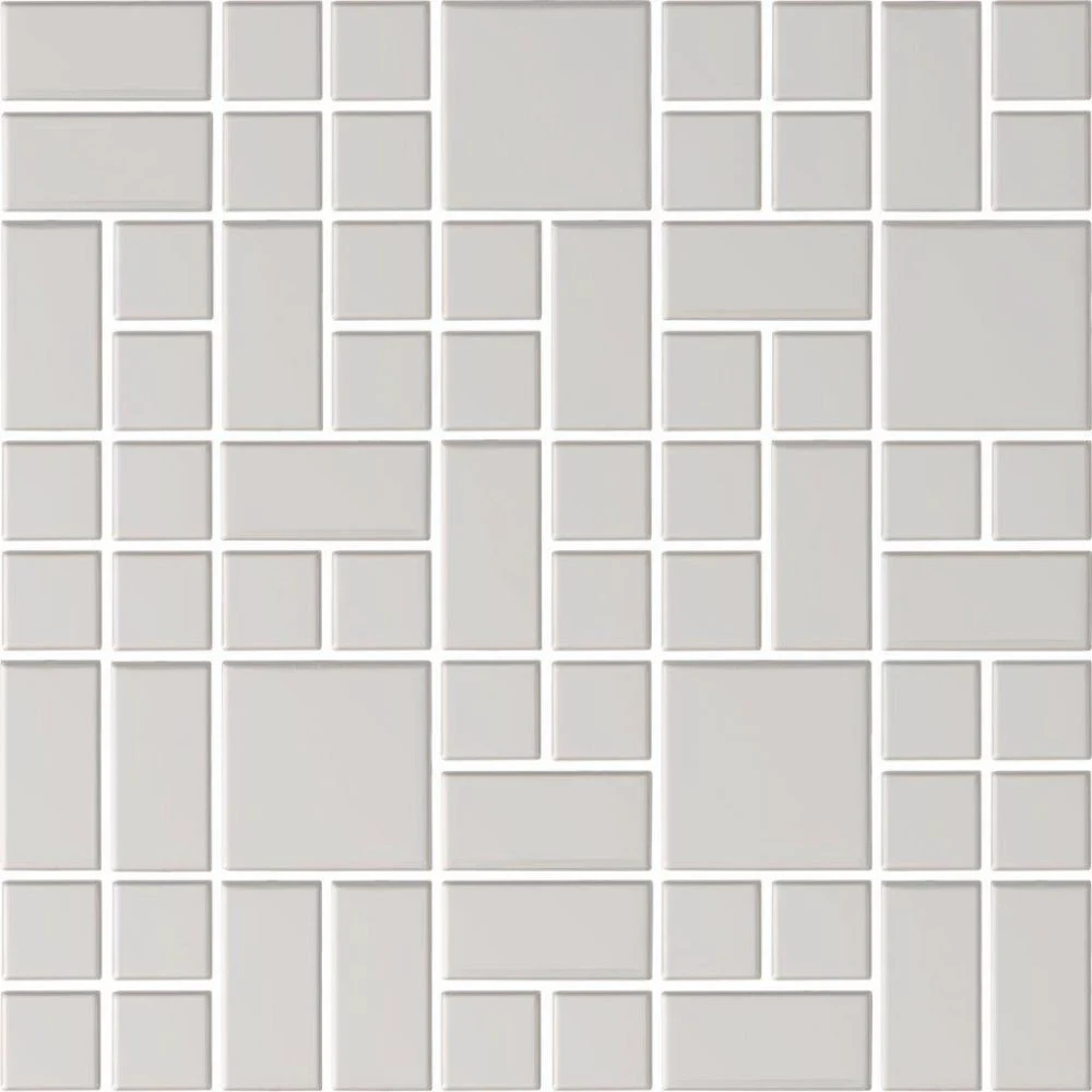 Мозаика STRUCTURY 3D Platinum Glass 250x250x9 Ceramika Color