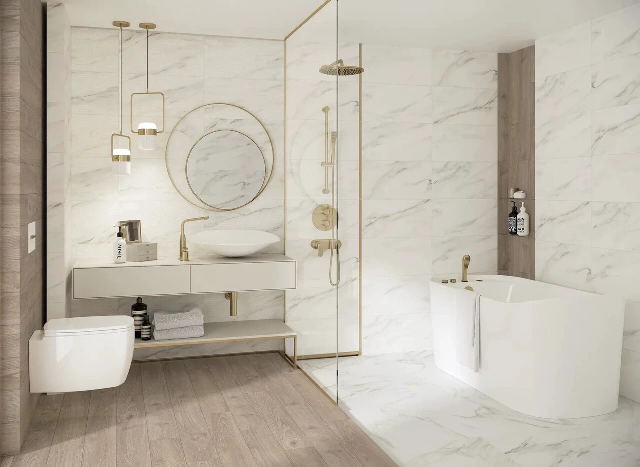Плитка керамогранітна Daybreak Bianco RECT 598x1198x8 Paradyz Плитка керамогранітна Daybreak Bianco RECT 598x1198x8 Paradyz