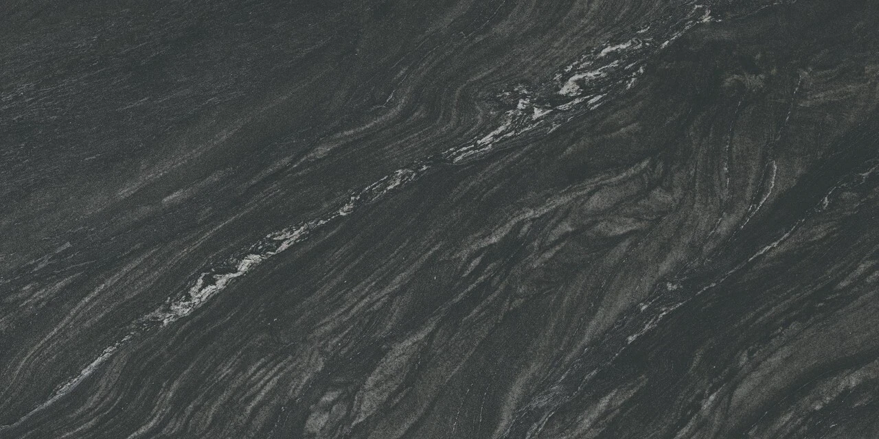 Плитка керамогранітна AU8J Marvel Diva Black Tempest Velvet 600x1200 Atlas Concorde