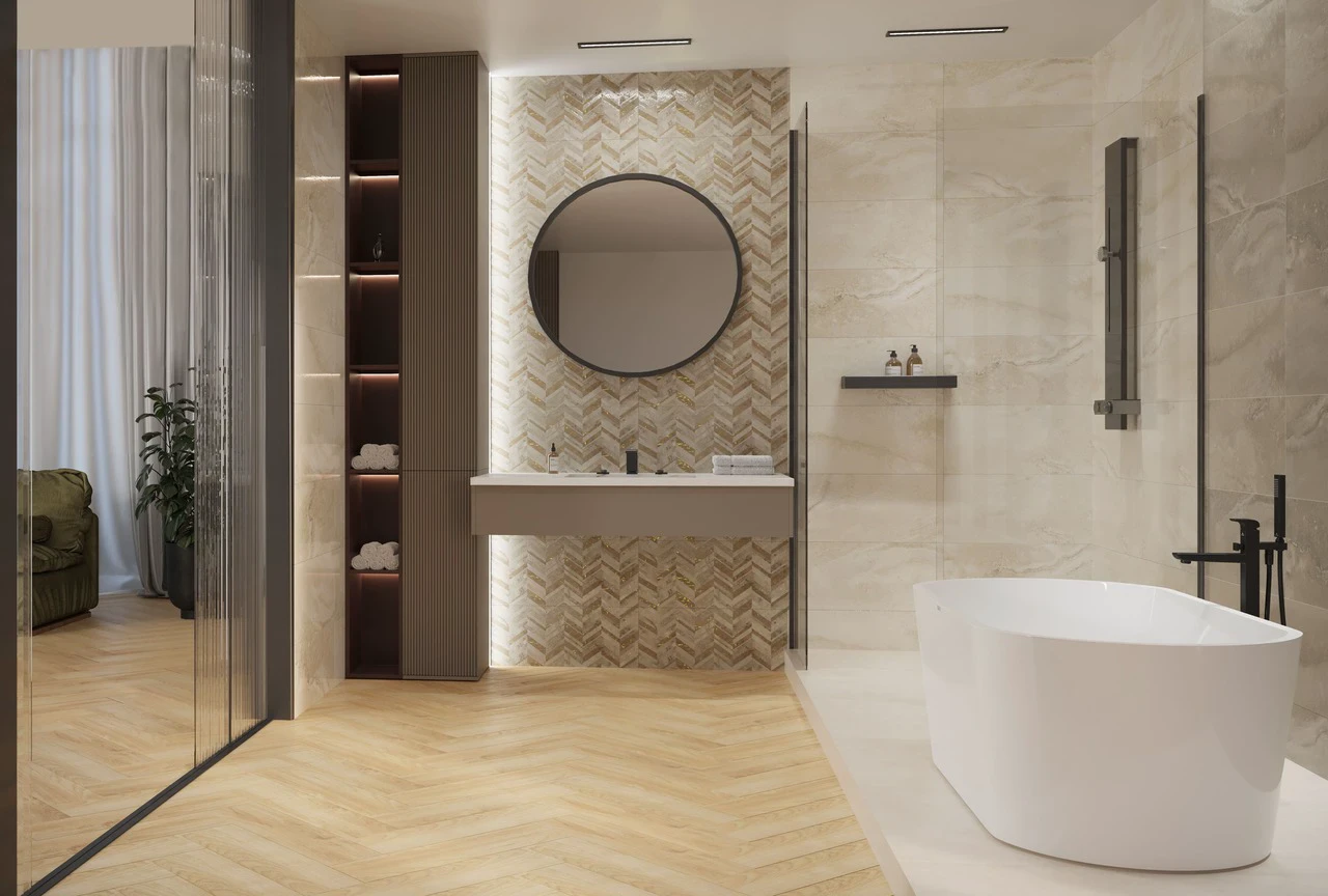 Декор Rapolano Beige RECT 300x600 Ceramika Color Декор Rapolano Beige RECT 300x600 Ceramika Color