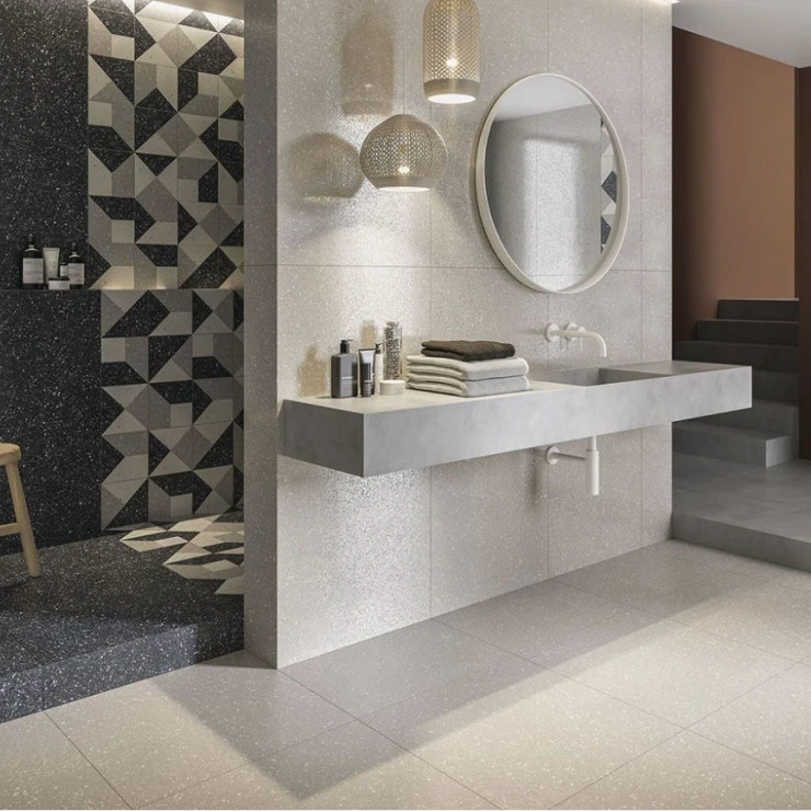 Плитка керамогранітна Macroside (Moondust) Bianco SZKL RECT MAT 598x598x8 Paradyz Плитка керамогранітна Macroside (Moondust) Bianco SZKL RECT MAT 598x598x8 Paradyz