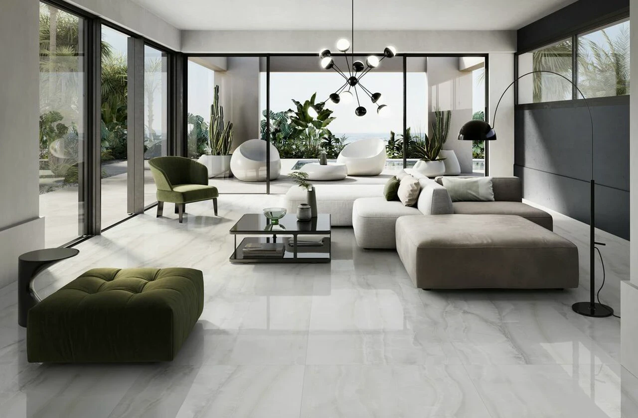 Плитка керамогранитная CSAAKWHL12 Akoya White KRY 600x1200x10 Sant'agostino Плитка керамогранитная CSAAKWHL12 Akoya White KRY 600x1200x10 Sant'agostino