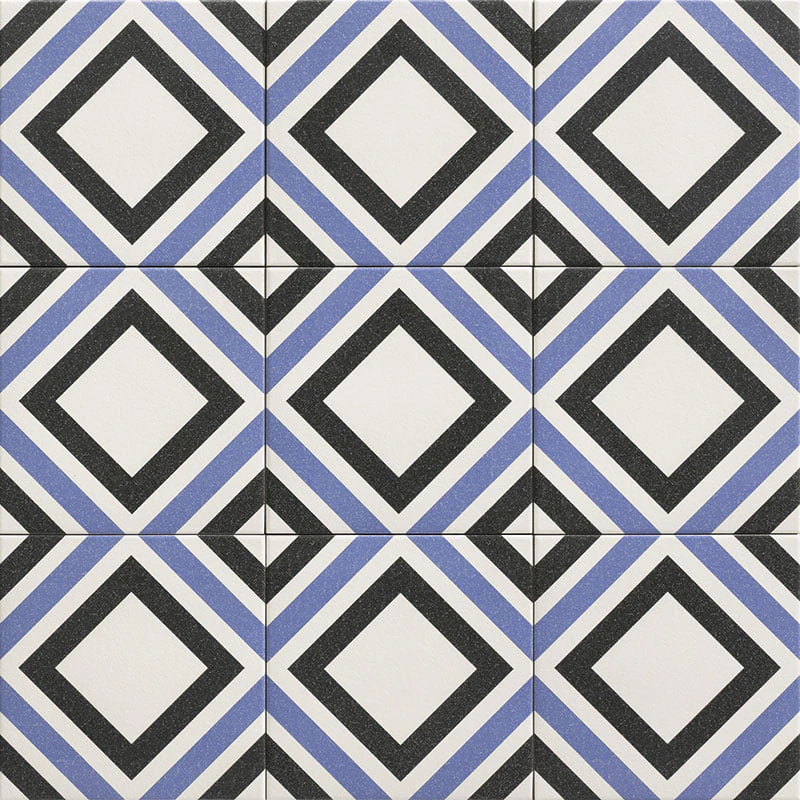 Плитка керамогранітна Belfast Blu 200x200 Mainzu