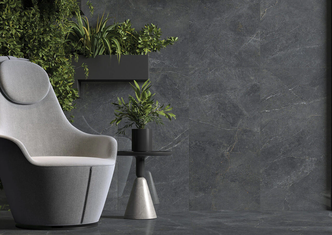 Плитка керамогранітна Distinct Graphite SILKY CRISTAL LAP 597x597x8 Cerrad Плитка керамогранітна Distinct Graphite SILKY CRISTAL LAP 597x597x8 Cerrad