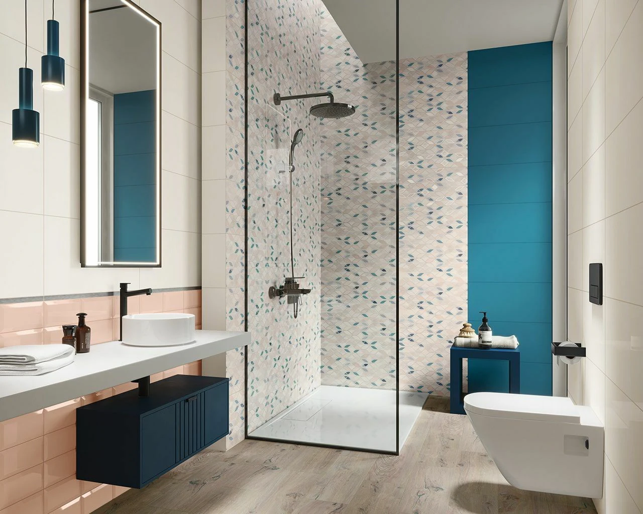 Плитка стінова Happiness Azure 300x600x9 Paradyz Плитка стінова Happiness Azure 300x600x9 Paradyz