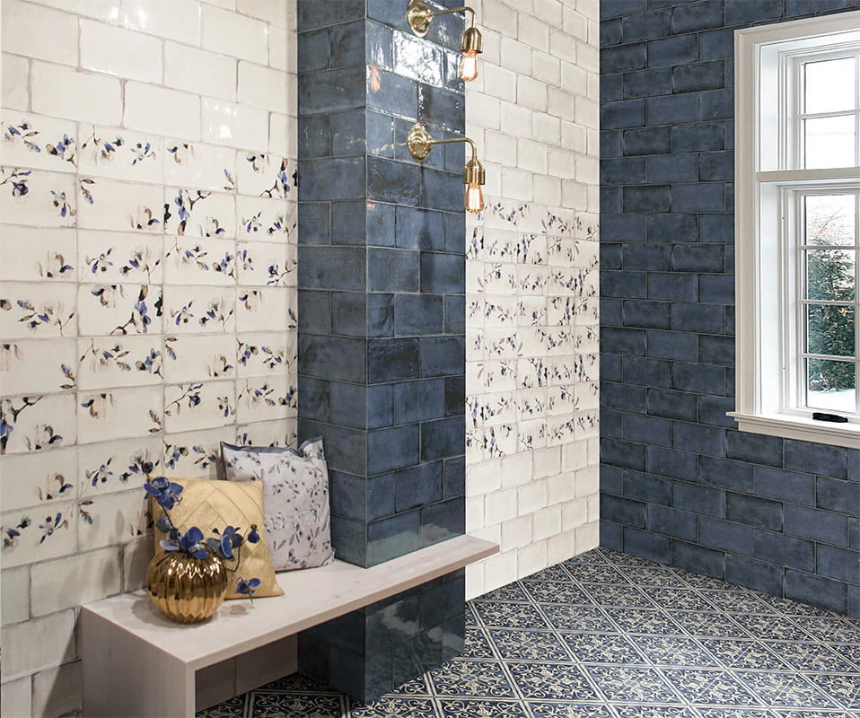 Декор Esenzia Fabola Blue 150x300 Декор Esenzia Fabola Blue 150x300