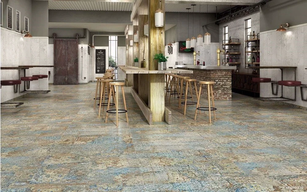 Плитка керамогранітна SGR14-1 Bohemy Blue RECT 600x600x8 Stargres Плитка керамогранітна SGR14-1 Bohemy Blue RECT 600x600x8 Stargres