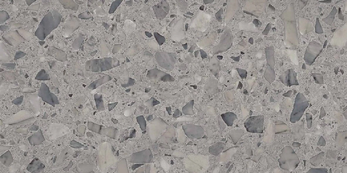Плитка керамогранітна Terazzo Grey RECT 598x1198x8 Paradyz