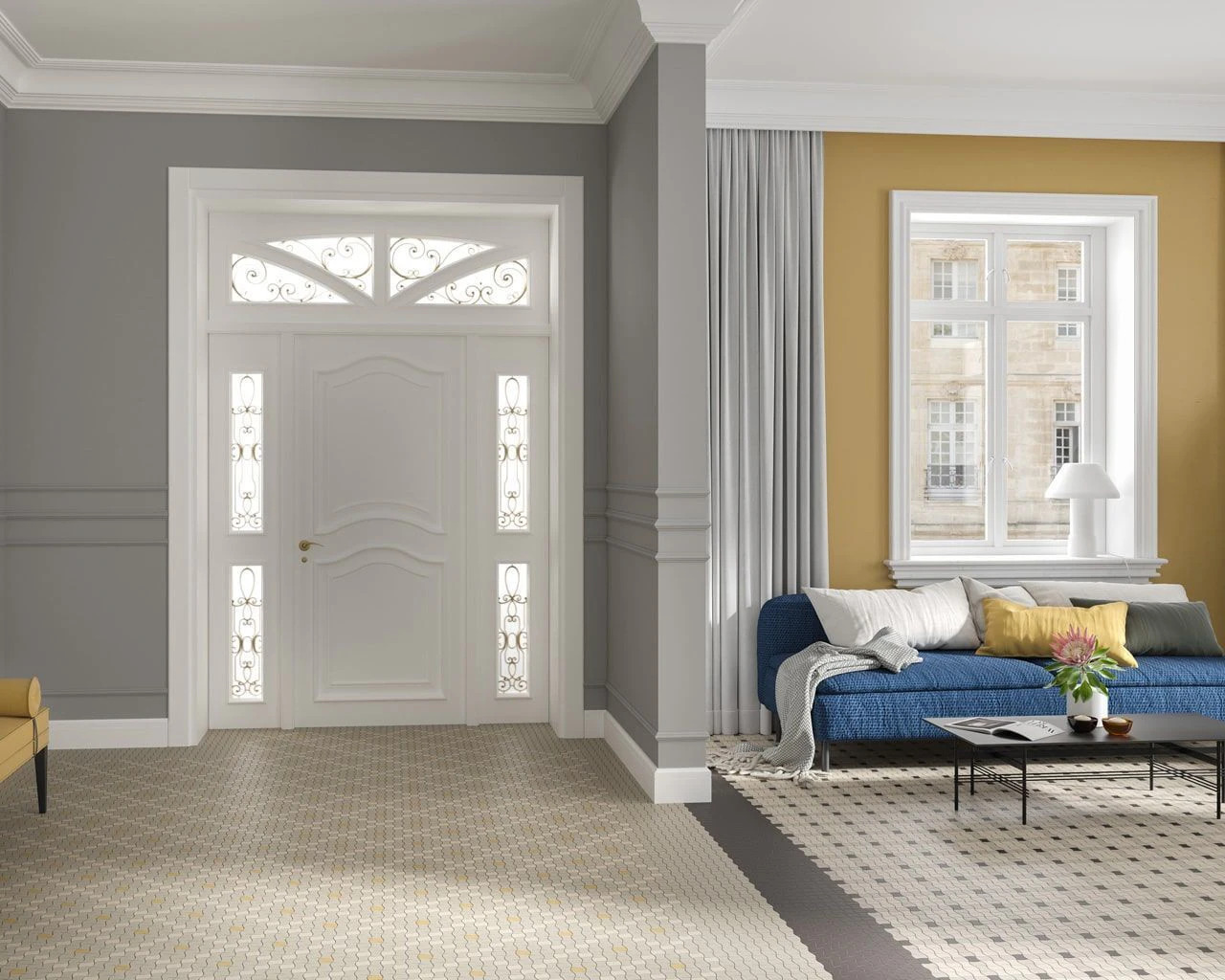 Мозаїка Modernizm Blue Mix 308,6x308,6x6 Paradyz Мозаїка Modernizm Blue Mix 308,6x308,6x6 Paradyz
