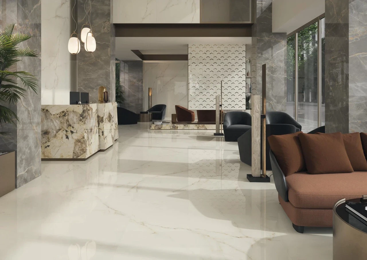 Плитка керамогранітна A8Z2 Marvel X Calacatta Apuano LAP 600x1200 Atlas Concorde Плитка керамогранітна A8Z2 Marvel X Calacatta Apuano LAP 600x1200 Atlas Concorde