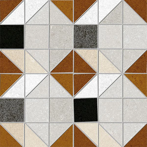 Плитка керамогранітна Seine Bercy-R Rojizo RECT 200x200x8 Vives