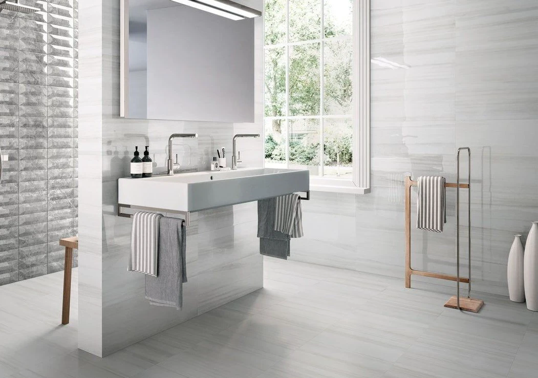 Плитка керамогранітна CSABLA1212 Themar Bianco Lasa 1200x1200x10 Sant'agostino Плитка керамогранітна CSABLA1212 Themar Bianco Lasa 1200x1200x10 Sant'agostino