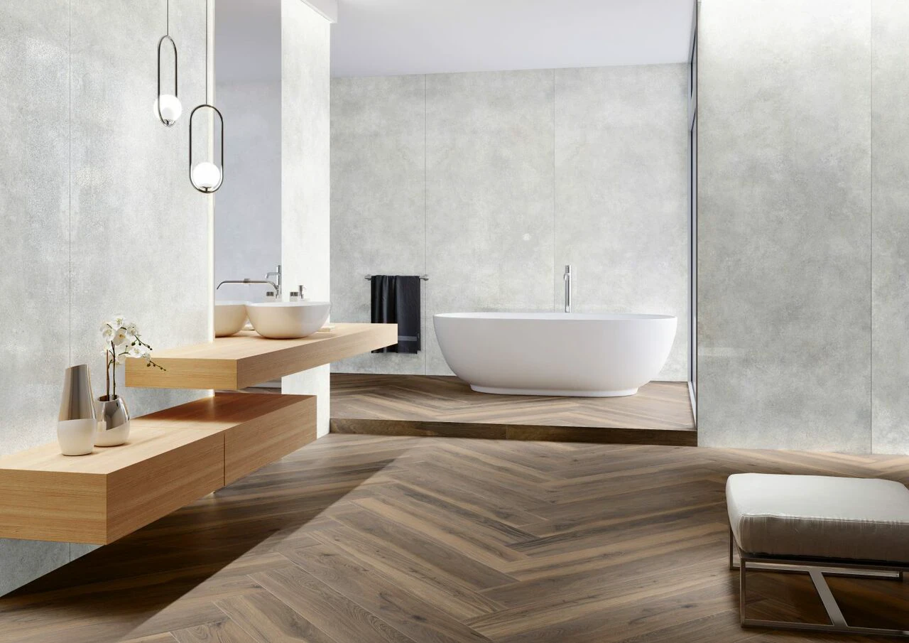 Плитка керамогранітна Modern Concrete Silver SILKY CRISTAL LAP 1197x1197x8 Cerrad Плитка керамогранітна Modern Concrete Silver SILKY CRISTAL LAP 1197x1197x8 Cerrad