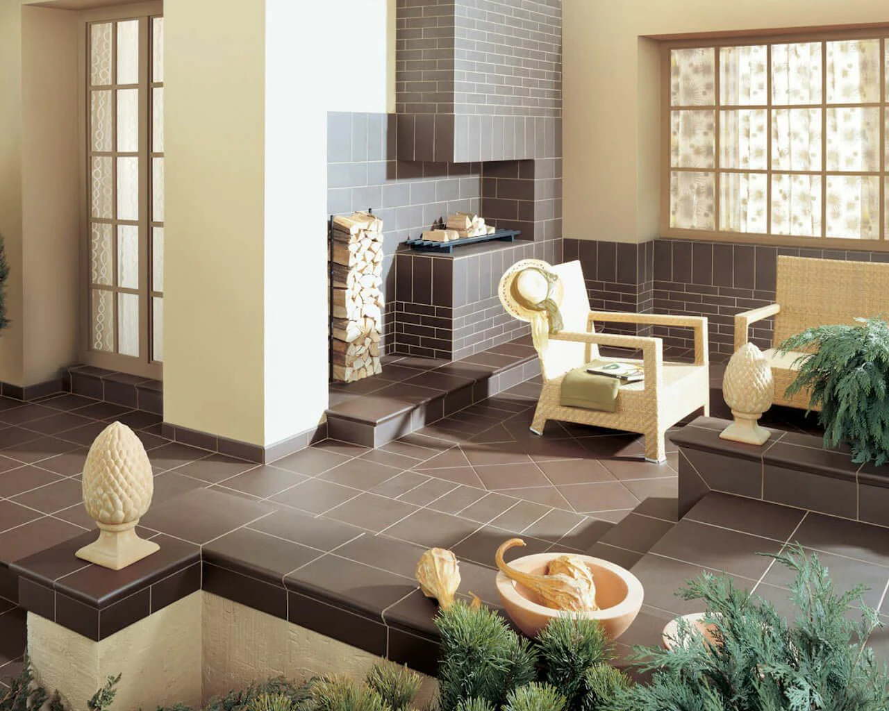 Сходинка з капіносом пряма Natural Brown STR 300x330x11 Paradyz Сходинка з капіносом пряма Natural Brown STR 300x330x11 Paradyz