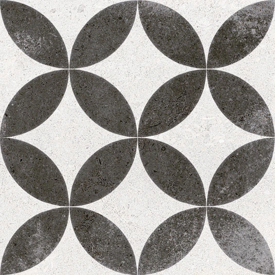 Плитка керамогранітна Nassau Kerala Negro 200x200x8 Vives