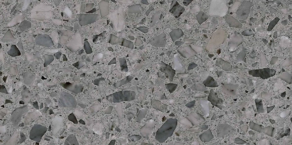 Плитка керамогранітна Terazzo Graphite RECT 298x598x8 Paradyz