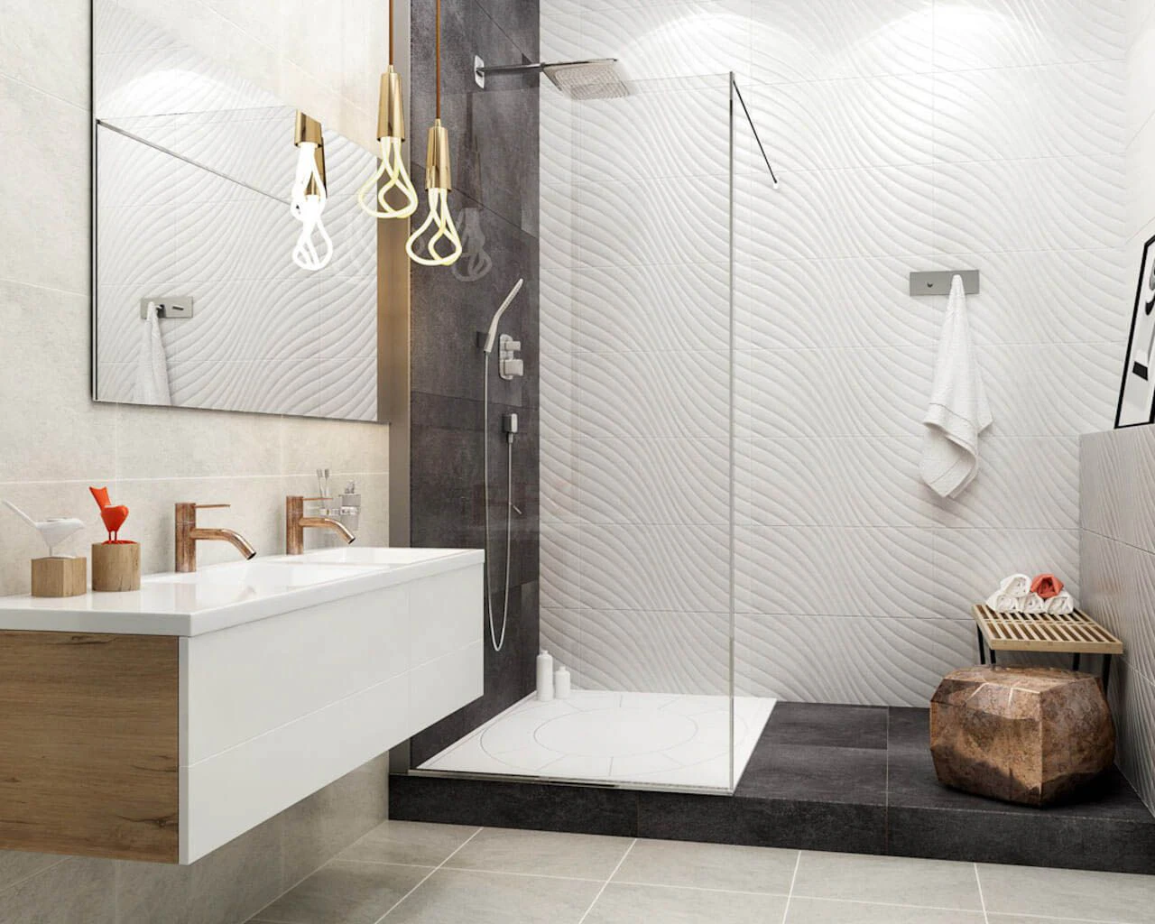 Плитка стеновая Emilly Bianco STR 300x600x9 Paradyz Плитка стеновая Emilly Bianco STR 300x600x9 Paradyz