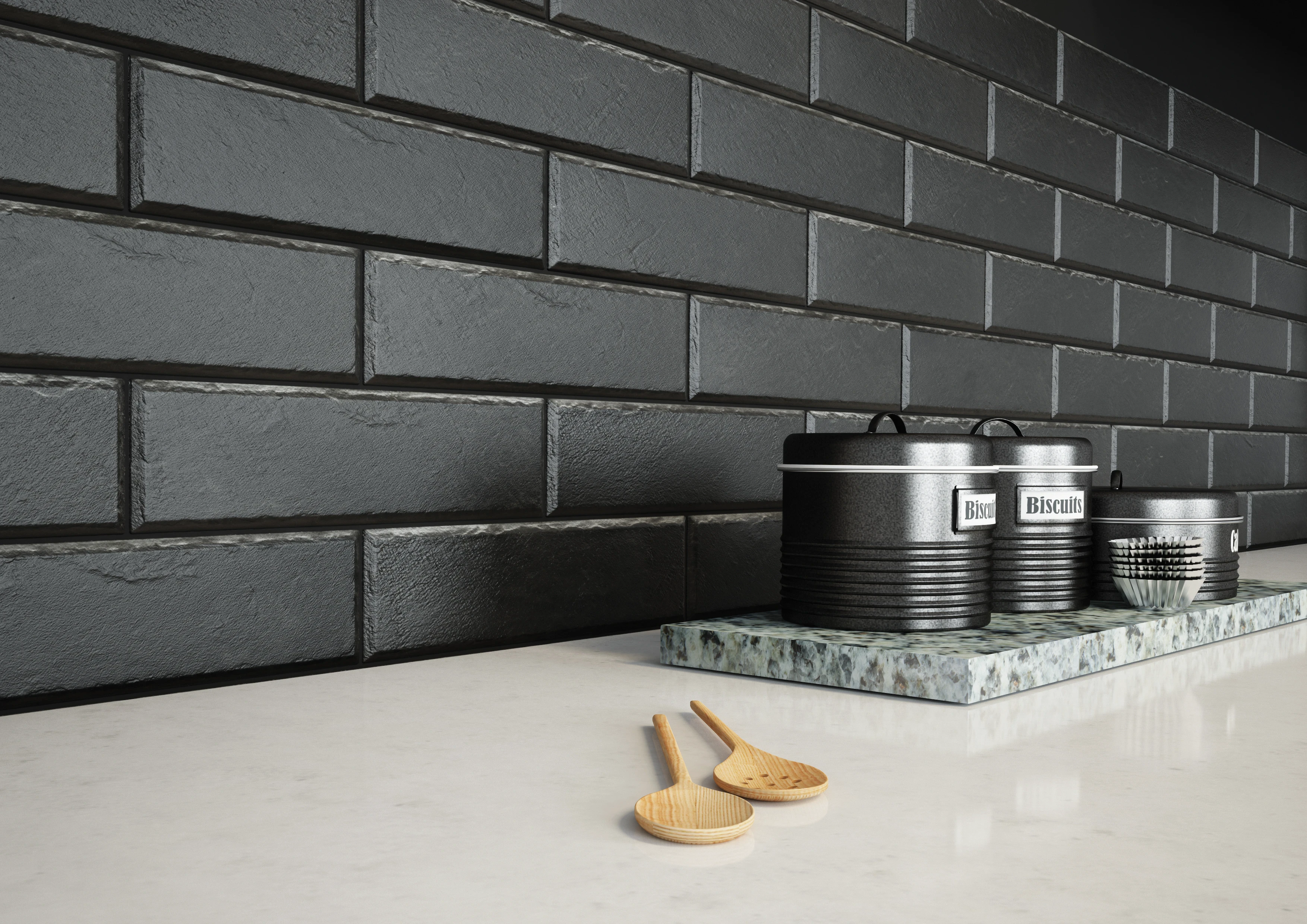 Плитка фасадная Foggia Nero 65x245x8 Cerrad Плитка фасадная Foggia Nero 65x245x8 Cerrad