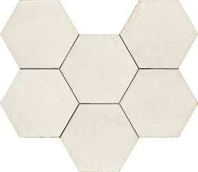 Плитка керамогранітна RGKX Eden Esagona Bianco 182x210 Ragno
