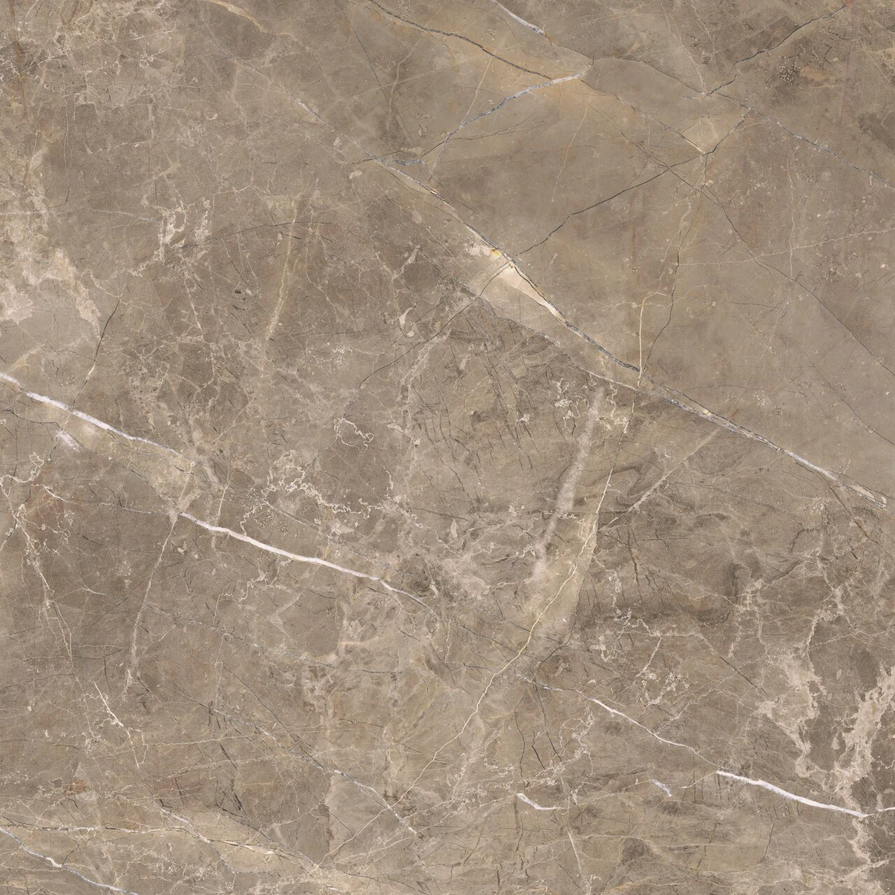 Плитка керамогранітна Rush Brown RECT 597x597 Ceramika Gres