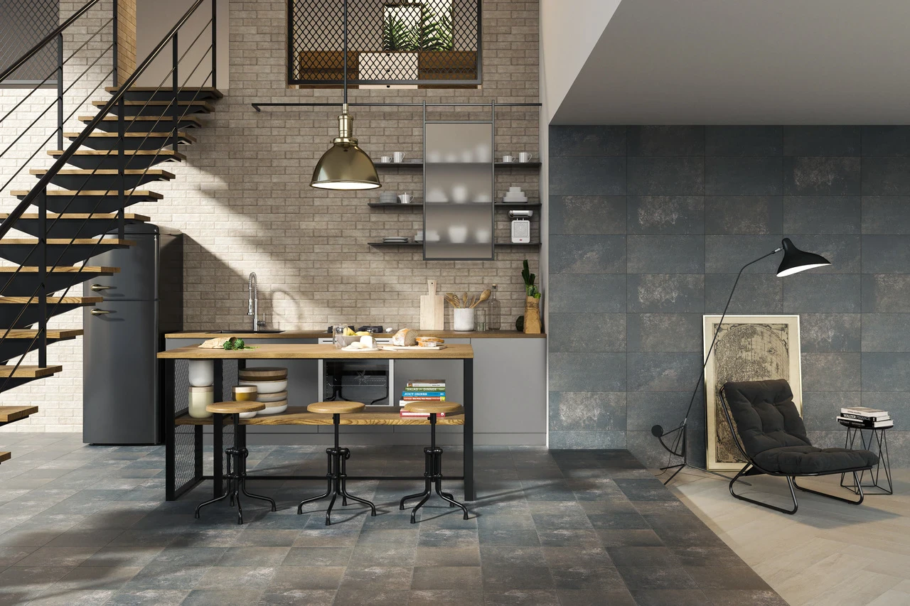Плитка підлогова Viano Antracite 300x600x11 Paradyz Плитка підлогова Viano Antracite 300x600x11 Paradyz