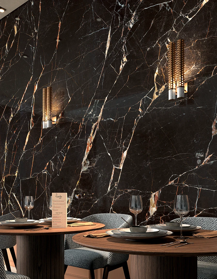Плитка керамогранітна WA 07 Noir Sant Laurent LUC SQ 1200x2780x6 Mirage Плитка керамогранітна WA 07 Noir Sant Laurent LUC SQ 1200x2780x6 Mirage