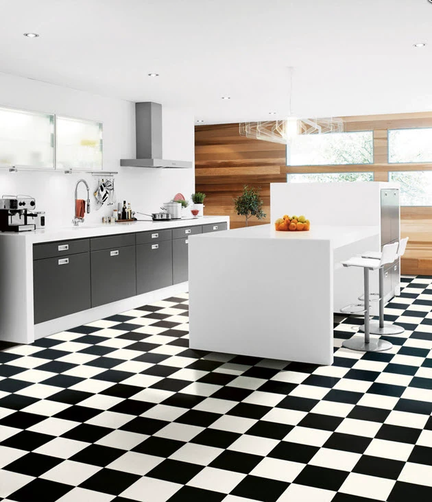 Плитка керамогранитная CSAPBWWH20 Patchwork B&W White 200x200x10 Sant'agostino Плитка керамогранитная CSAPBWWH20 Patchwork B&W White 200x200x10 Sant'agostino