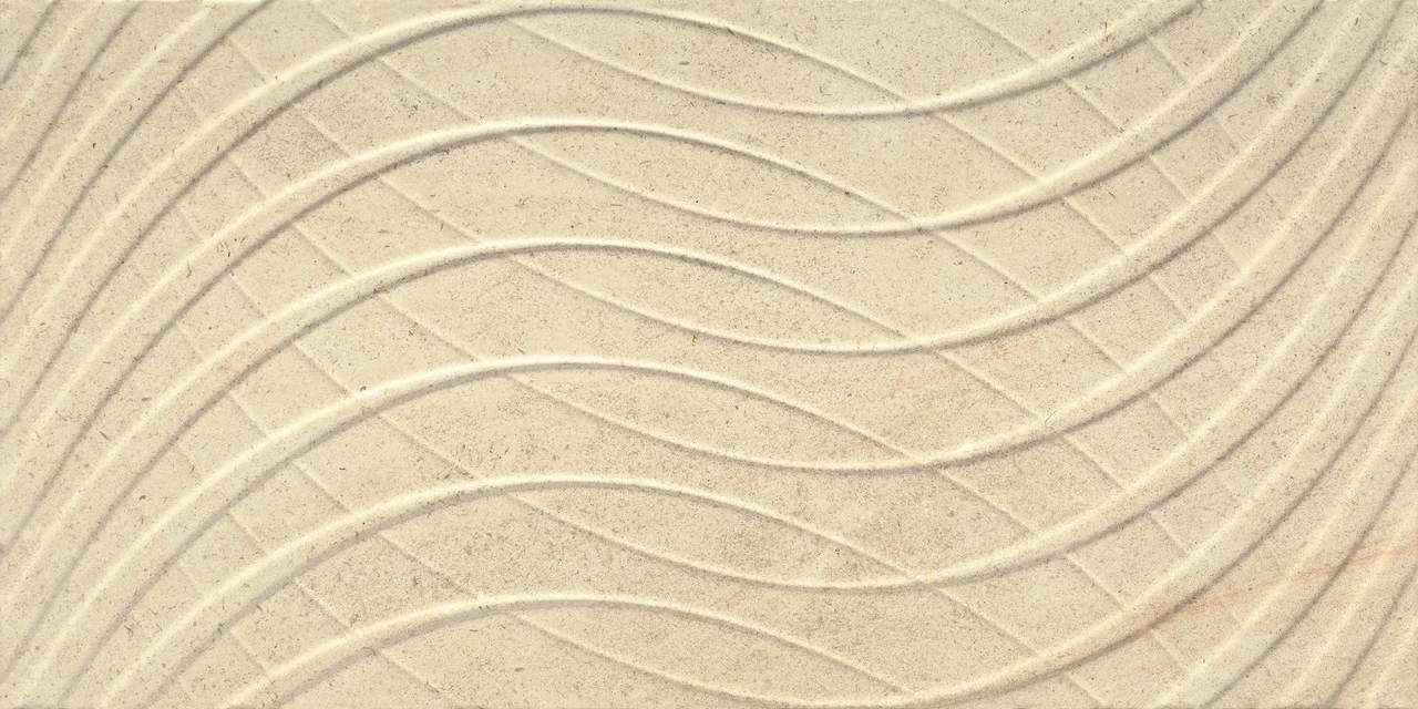 Плитка стеновая Sunlight Sand Dark Crema B STR 300x600x9 Paradyz
