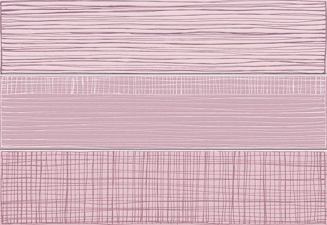 Плитка стінова Hanami Kaika Rosa 230x335x9,1 Vives