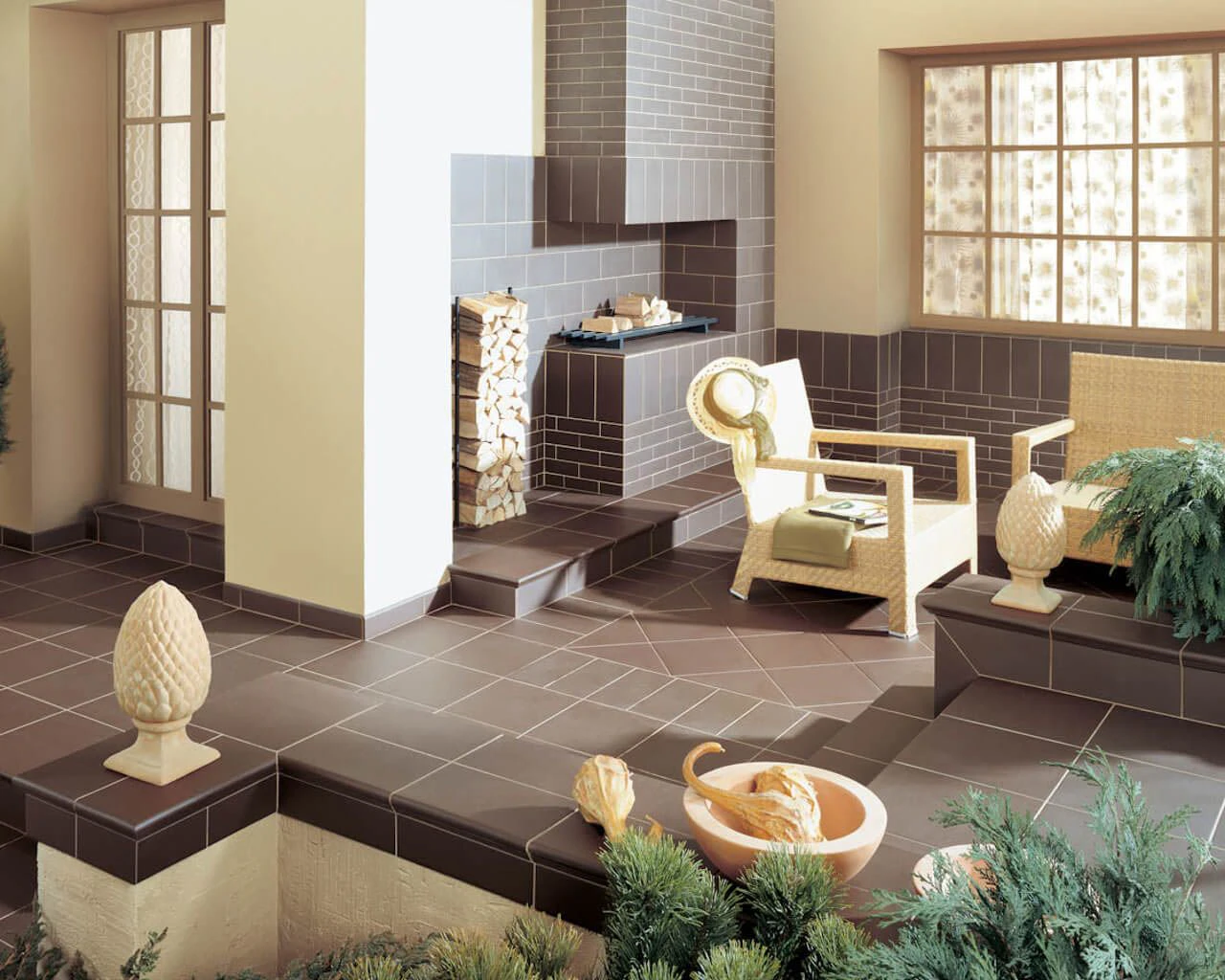Плитка фасадна Natural Brown STR 65x240x7,4 Paradyz Плитка фасадна Natural Brown STR 65x240x7,4 Paradyz