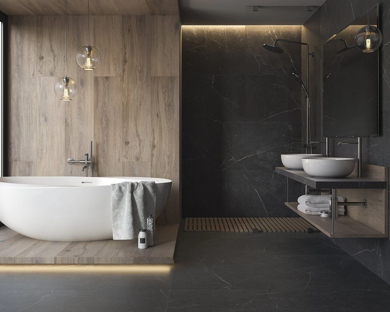 Плитка керамогранітна Barro Nero RECT 598x598x9 Paradyz Плитка керамогранітна Barro Nero RECT 598x598x9 Paradyz