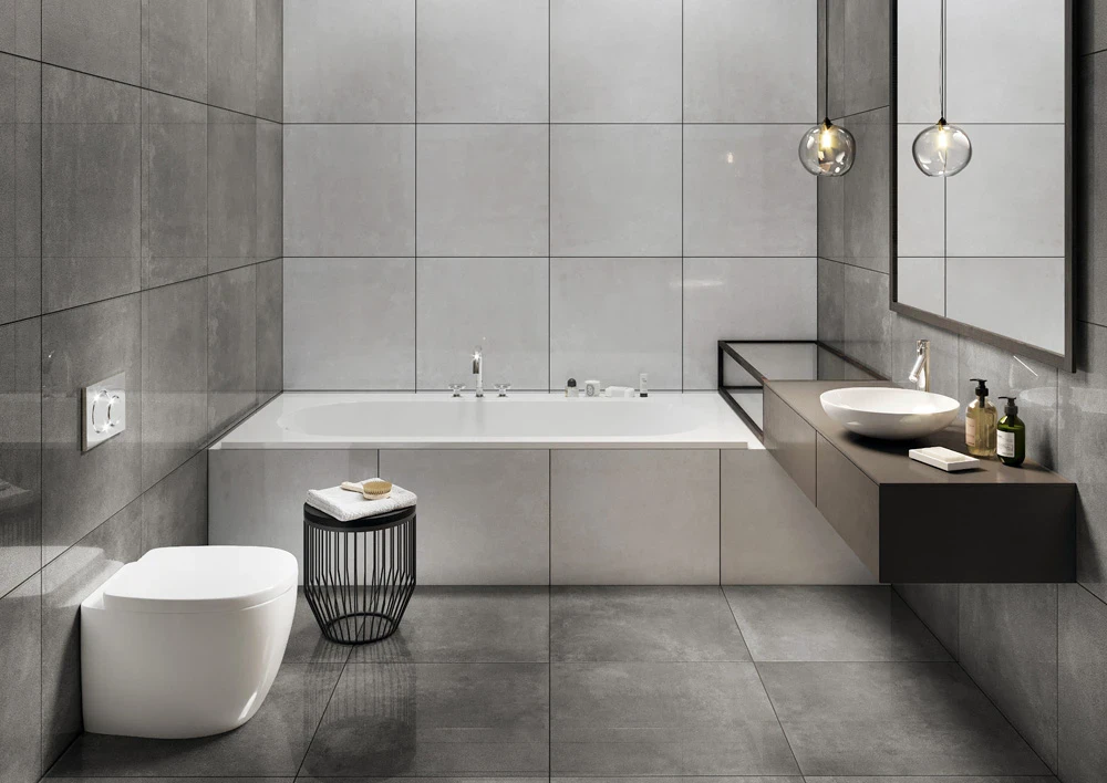 Плитка керамогранітна Tassero Grafit RECT 597x597x8,5 Cerrad Плитка керамогранітна Tassero Grafit RECT 597x597x8,5 Cerrad