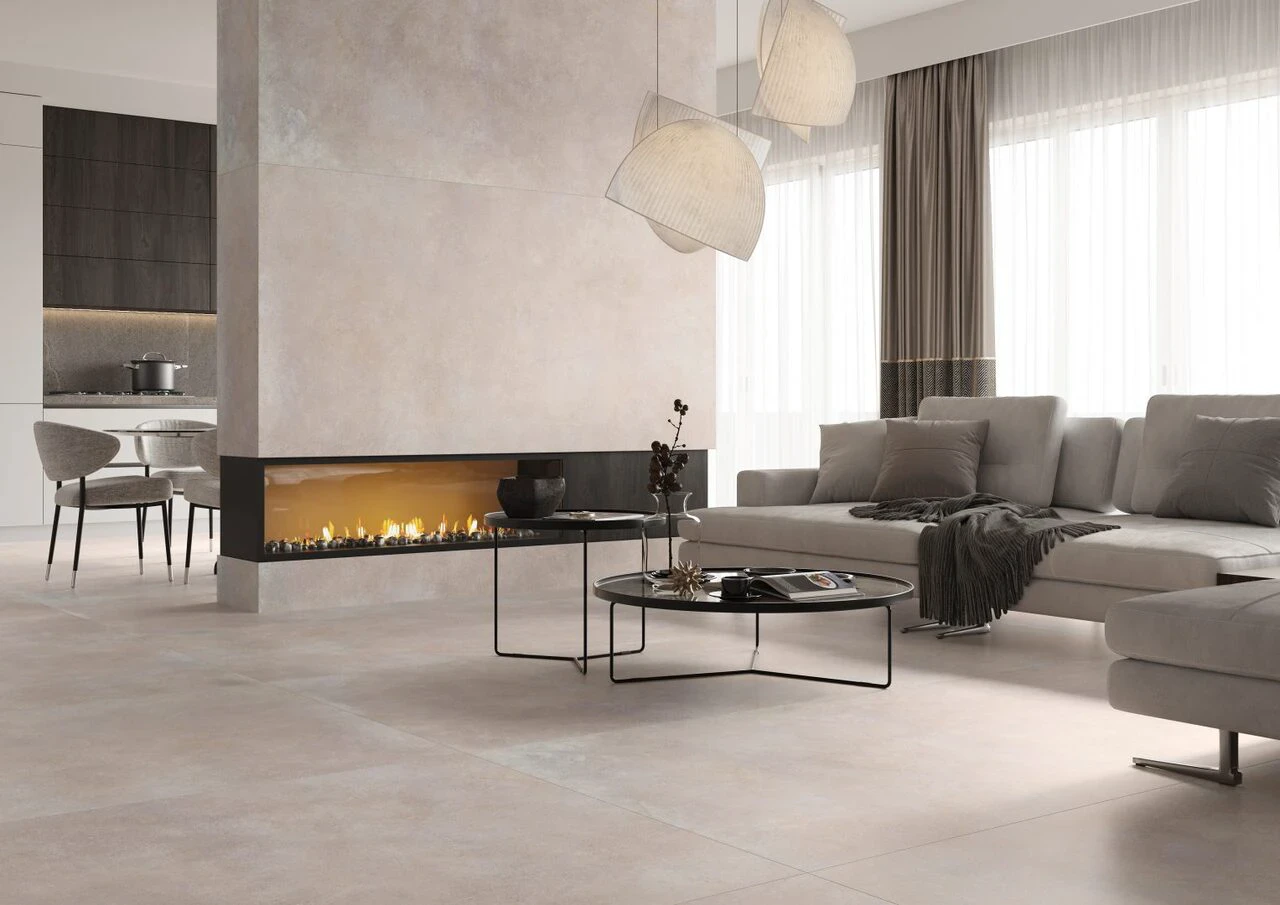 Плитка керамогранітна Modern Concrete Ivory RECT 597x597x8 Cerrad Плитка керамогранітна Modern Concrete Ivory RECT 597x597x8 Cerrad
