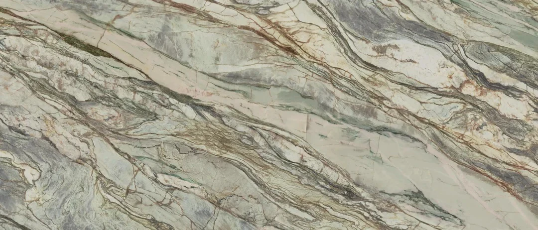 Плитка керамогранітна Abstract Green SZKL RECT POL 1198x2798 Paradyz