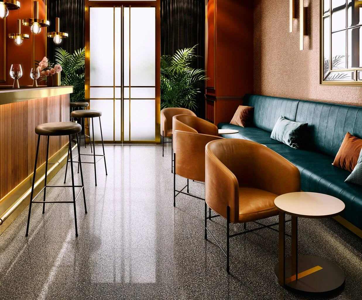 Плитка керамогранитная CSANEDKL60 Newdeco Dark LEV POL 600x600x10 Sant'agostino Плитка керамогранитная CSANEDKL60 Newdeco Dark LEV POL 600x600x10 Sant'agostino