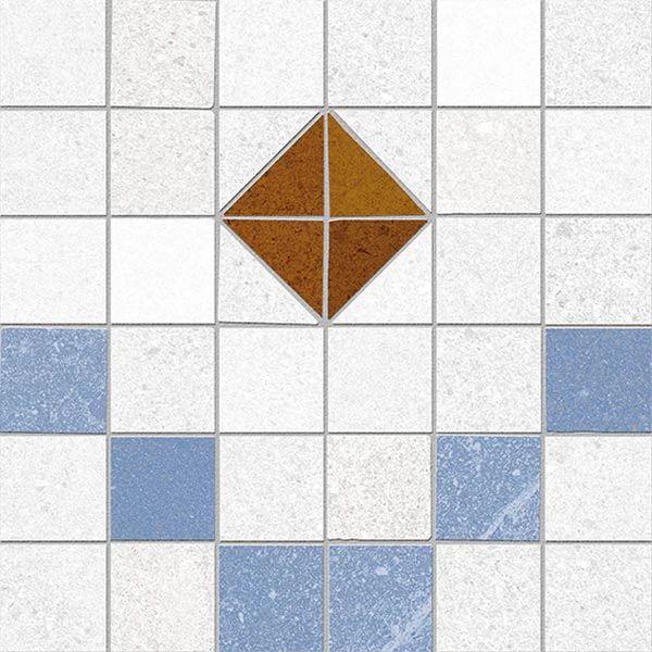 Декор Seine Tabarly-R 2 Azul RECT 200x200x8 Vives