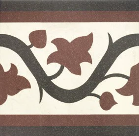 Плитка керамогранитная Victorian Cenefa Deco 200x200x9 Mainzu