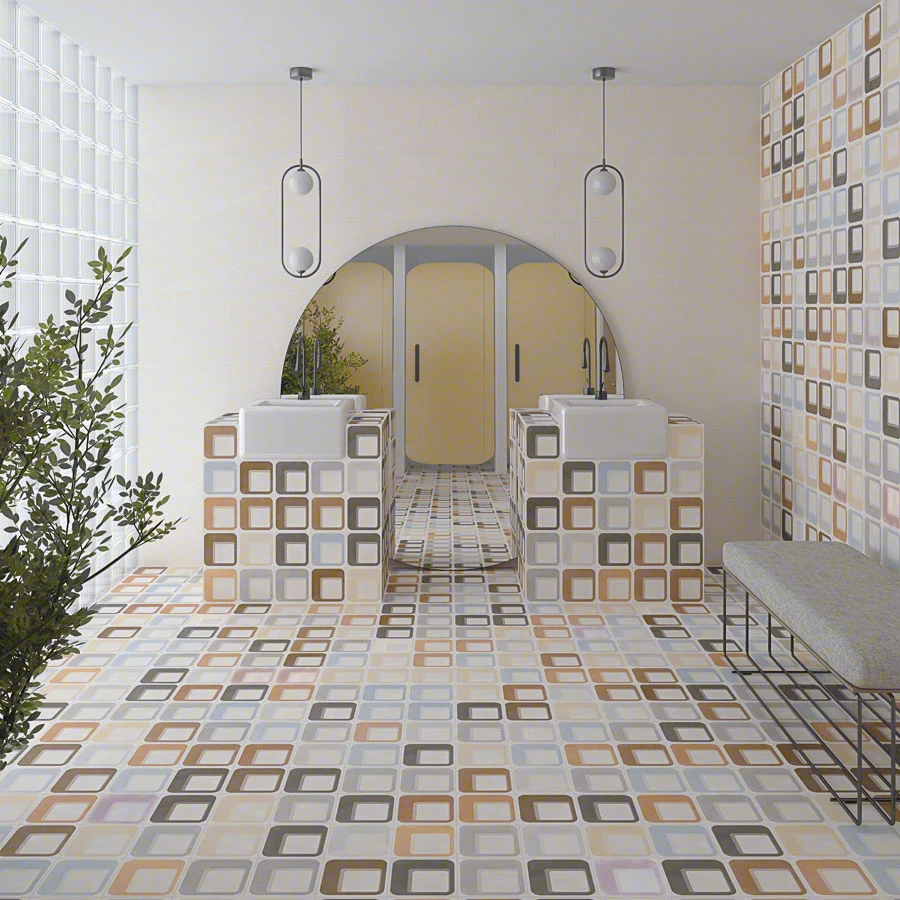 Плитка керамогранітна Pop Tile Ferus-R RECT 150x150x8 Vives Плитка керамогранітна Pop Tile Ferus-R RECT 150x150x8 Vives