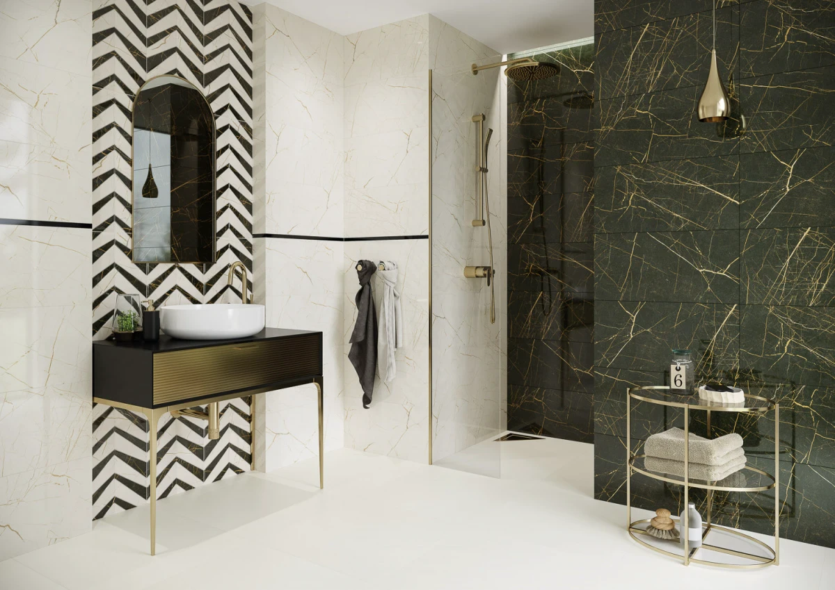 Плитка стінова Fancy Black 300x600x9 Paradyz Плитка стінова Fancy Black 300x600x9 Paradyz