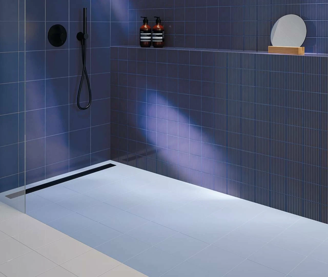 Плитка стінова Neve Creative Dark Blue MAT 98x198x6,5 Paradyz Плитка стінова Neve Creative Dark Blue MAT 98x198x6,5 Paradyz