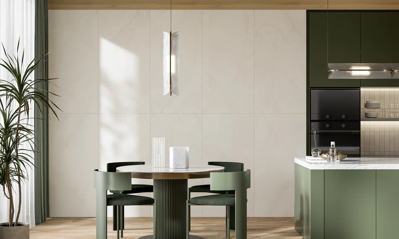 Плитка керамогранітна Essence Ivory POL 1197x2797x6 Cerrad Плитка керамогранітна Essence Ivory POL 1197x2797x6 Cerrad