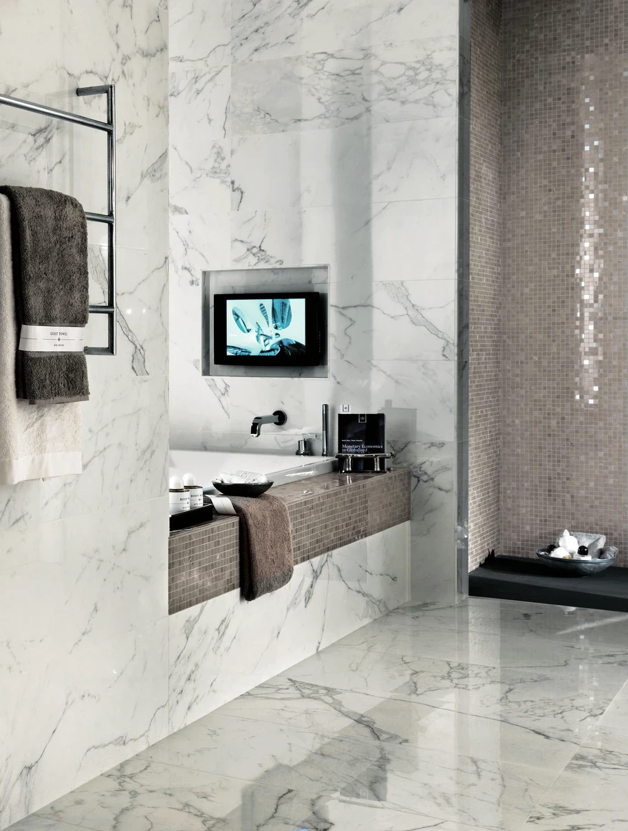 Плитка керамогранитная Marvel Calacatta Extra POL 500x1100x8,5 4MPC Atlas Concorde Плитка керамогранитная Marvel Calacatta Extra POL 500x1100x8,5 4MPC Atlas Concorde